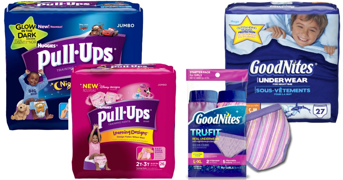 NEW 2/1 PullUps and GoodNites Coupon = Nice Deals On PullUps at CVS