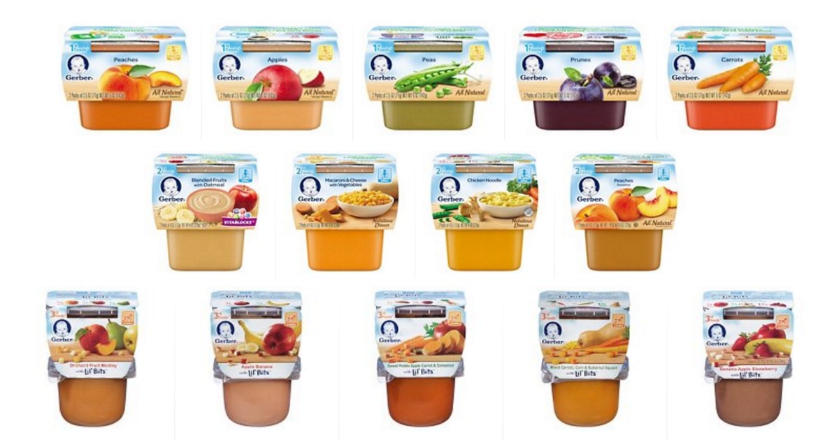 FOUR New Gerber Baby Food Coupons = Awesome Deals at Target