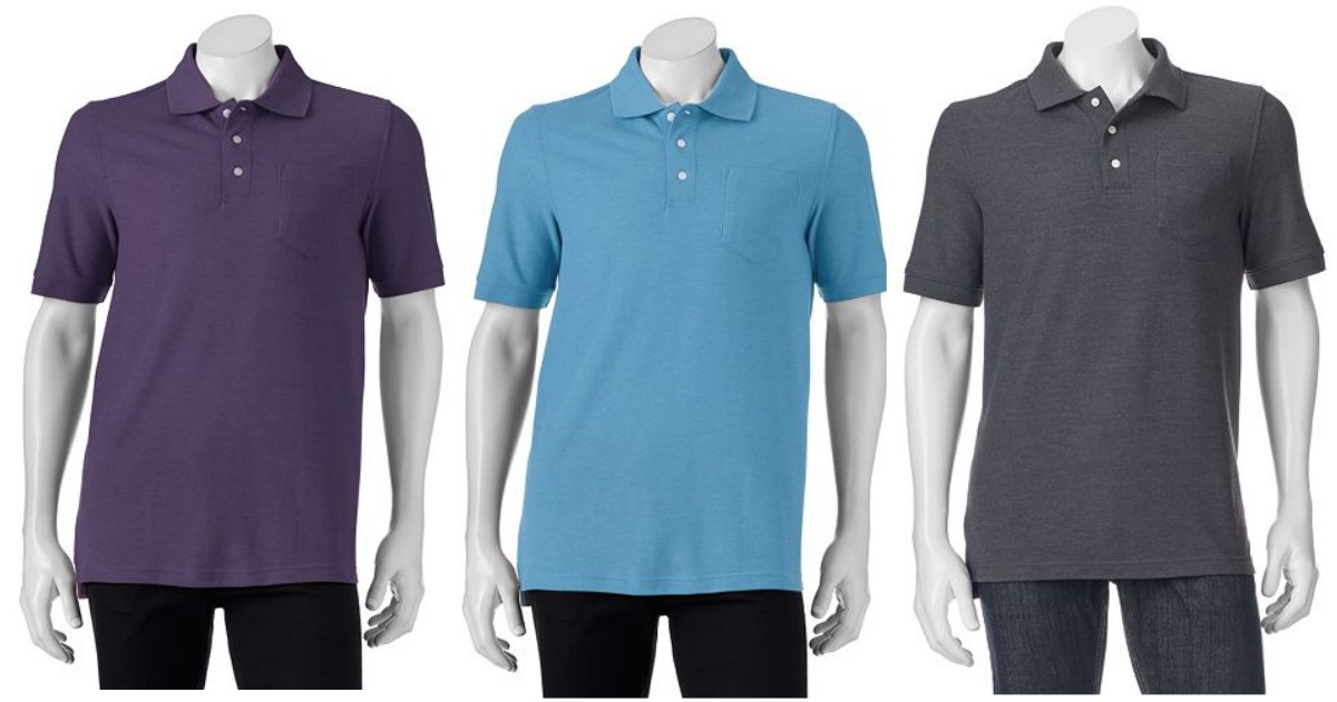Kohl's Cardholders Men's Polo Shirts Only 4.89 Each Shipped