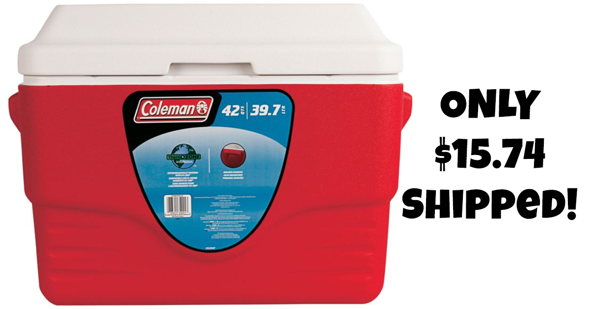 Cabela's Coleman 42Qt Cooler ONLY 15.74 Shipped (Regularly 34.99)