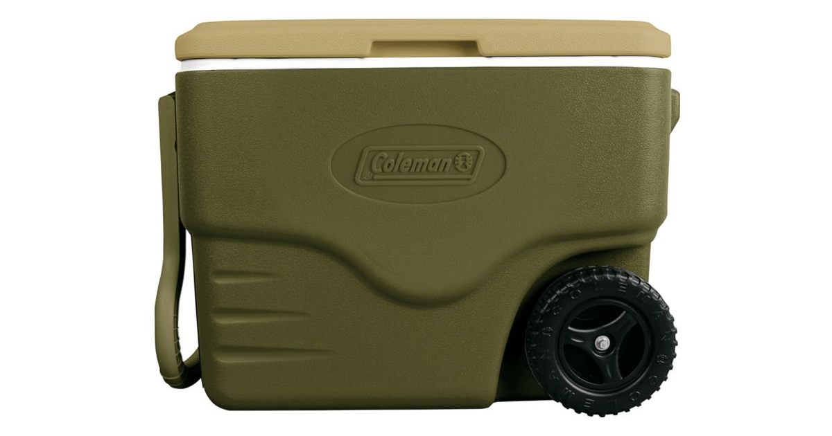 Cabela's 40Quart Coleman Wheeled Cooler ONLY 17.98 Shipped