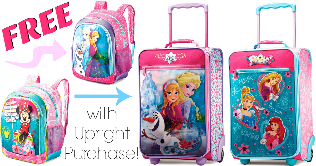 American Tourister Disney 18" Softside Upright Luggage AND Backpack