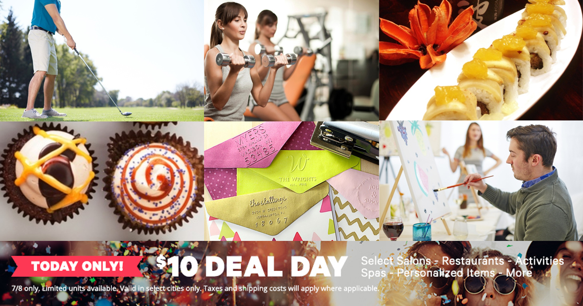Groupon 10 Deal Day Save on Local Restaurants, Spas & More (Today Only)