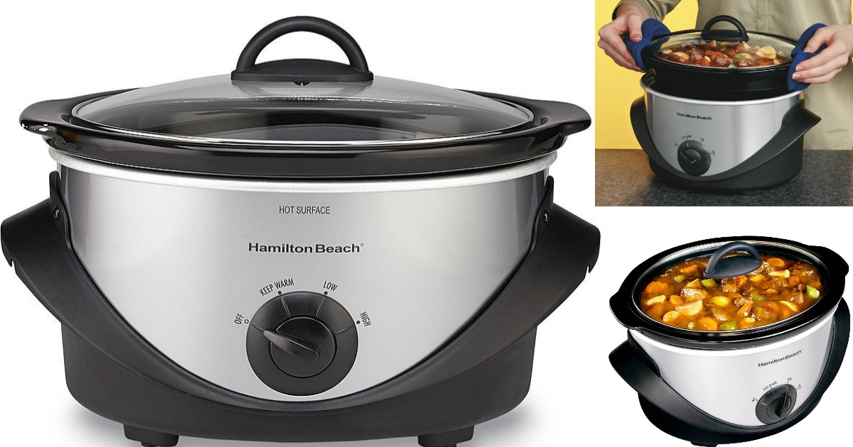 Highly Rated Hamilton Beach Slow Cooker ONLY 9.99