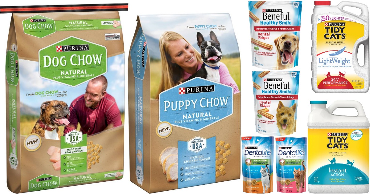 FIVE New Purina Pet Care Coupons (Save On Dog Chow, Dental Treats