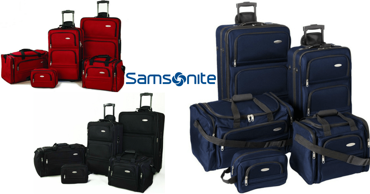 Samsonite 5Piece Nested Luggage Set Only 84.99 Shipped (Regularly 250)