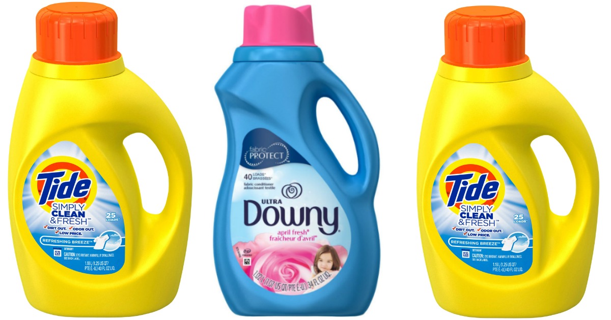 Rite Aid Awesome Deals on Tide Simply, Downy & OxiClean Laundry Products