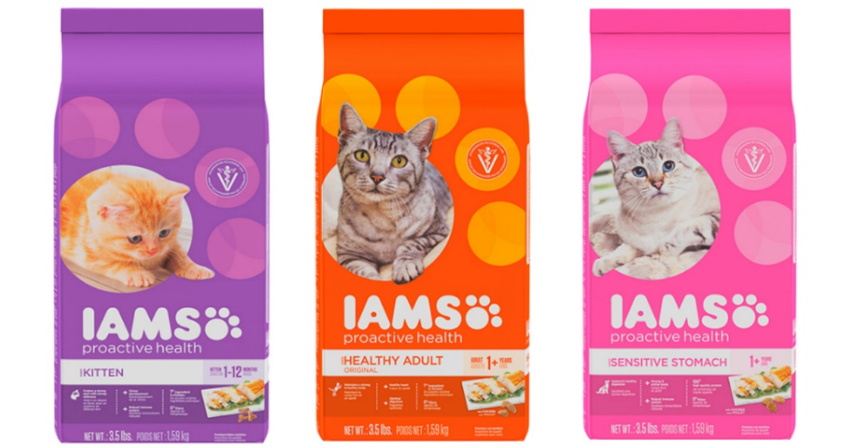 New 2.50/1 Iams Cat Food Coupon = 7Pound Bag Only 4.59
