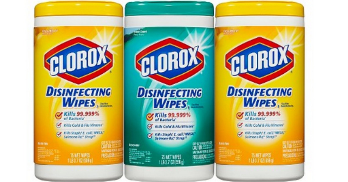 3 Clorox Disinfecting Wipes VALUE Packs 18.47 (After Gift