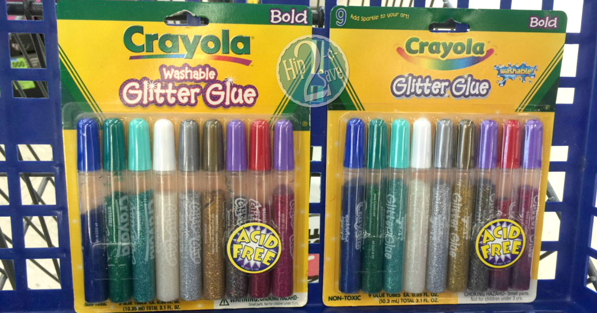 Walgreens *HOT* Crayola Washable Glitter Glue Packs Possibly ONLY 70