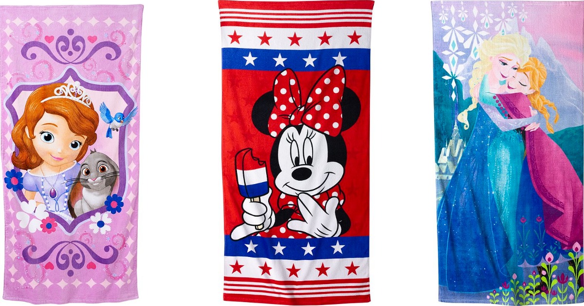 Kohl's Cardholders Disney Beach Towels Only 6.99 Shipped (Regularly