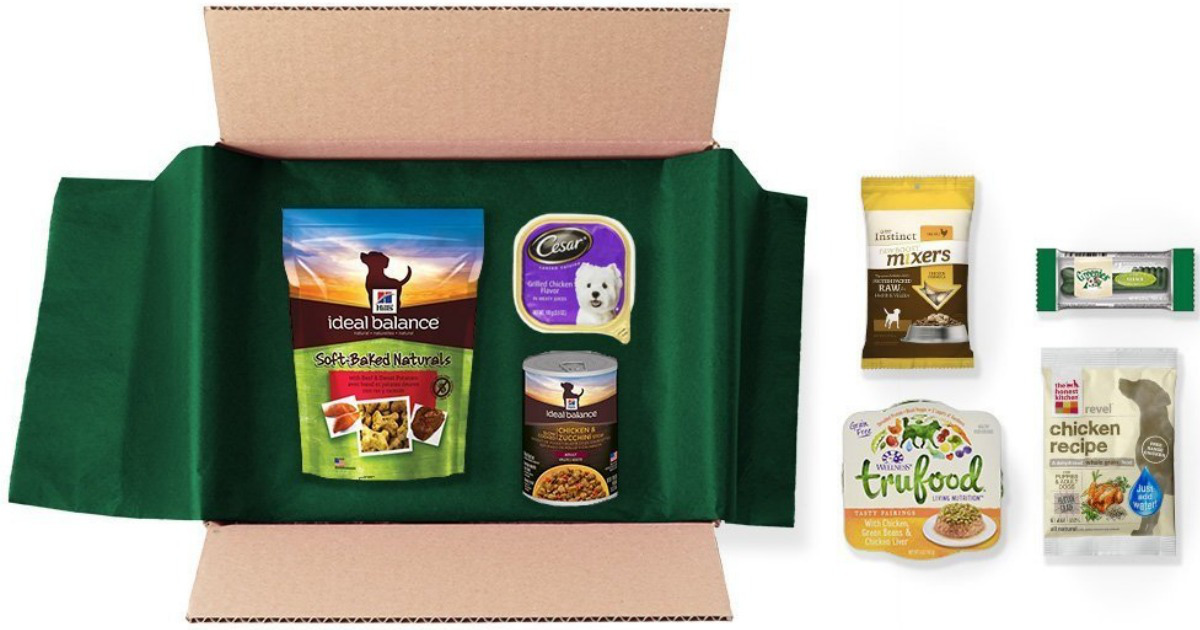 Amazon Prime Dog Food & Treats Sample Box 9.99 Shipped AND Score 9.