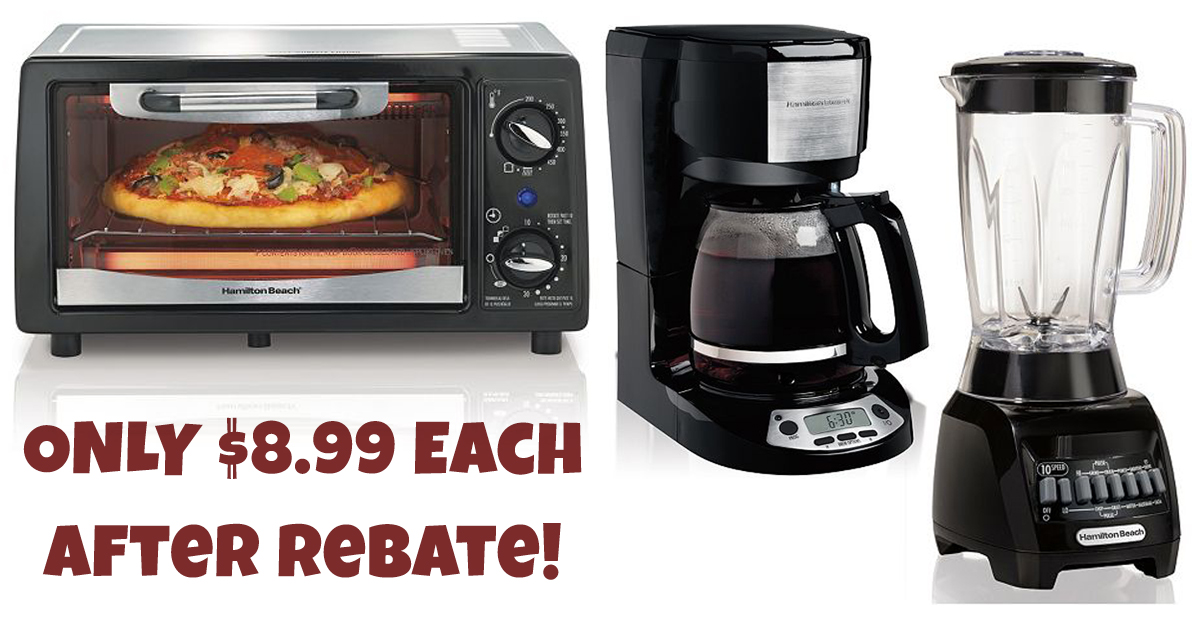 Kohl’s Cardholders Hamilton Beach Kitchen Appliances 8.99 Each