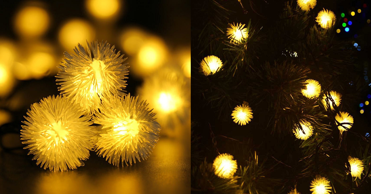 Amazon Solar Powered Indoor/Outdoor Ball Lights Only 6.99 (Regularly