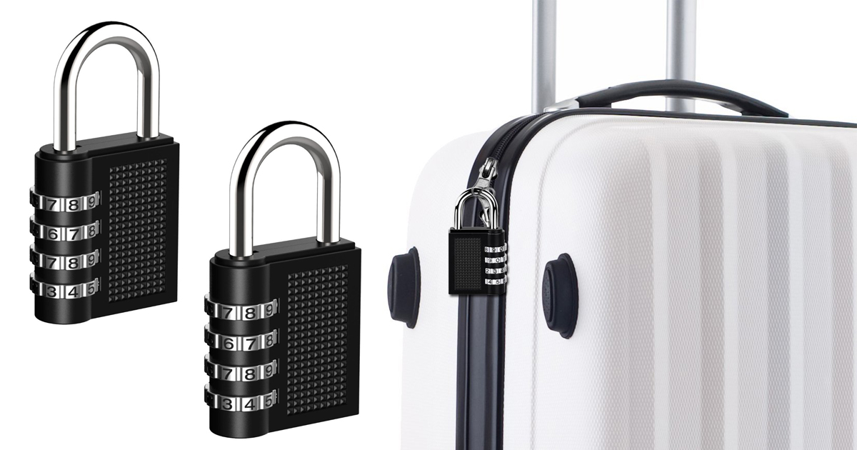 Amazon Combination Lock 2Piece Set ONLY 8.99 (Regularly 26.99)