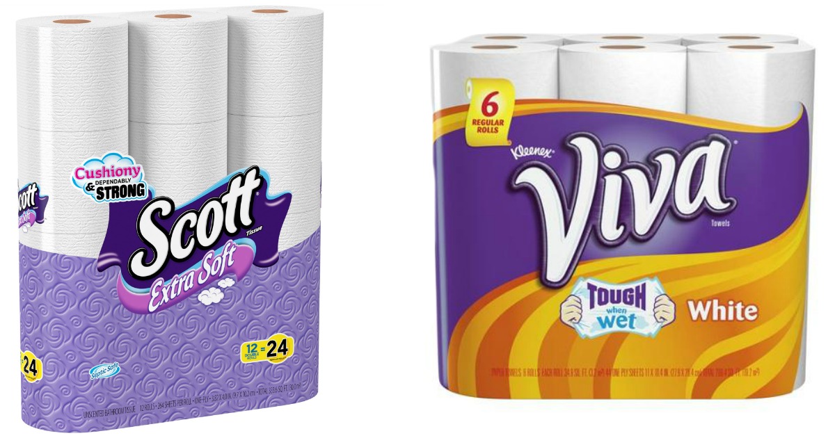 Walgreens Nice Savings on Scott Bath Tissue AND Viva Paper Towels