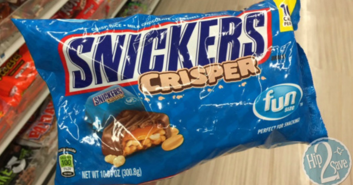 Walgreens Snickers Crispers ONLY 75¢ Per Bag (Starting Tomorrow