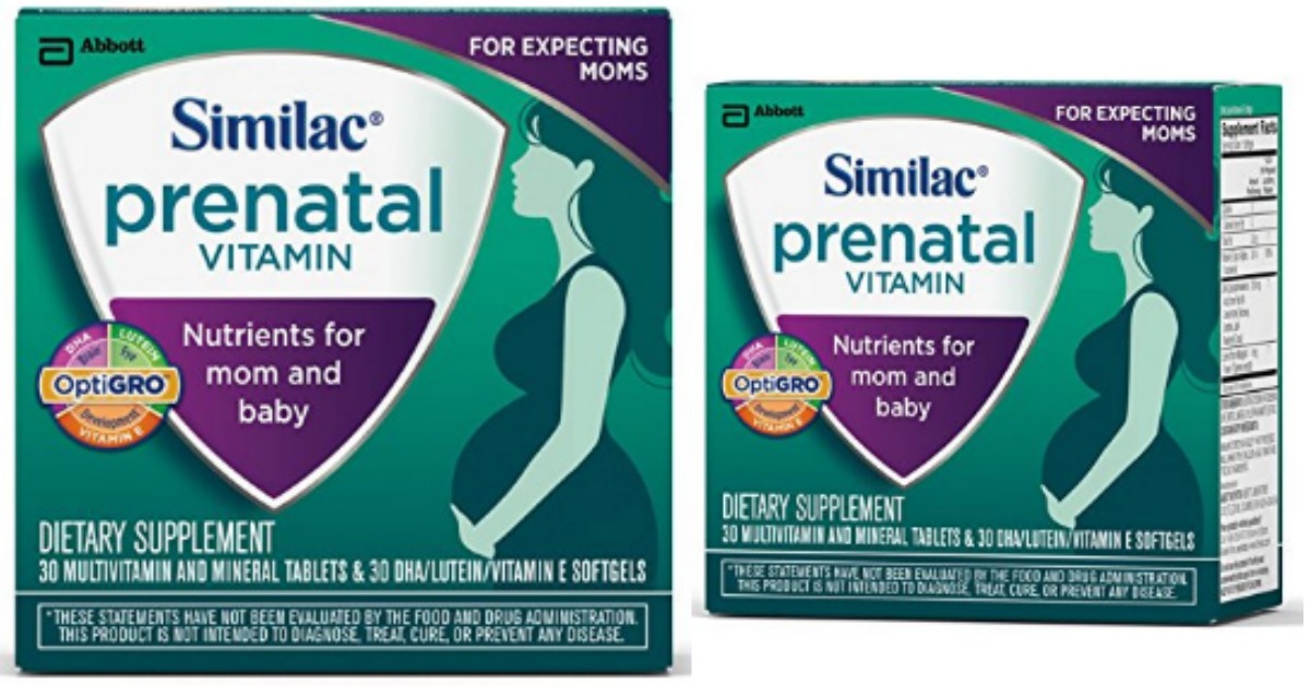 Amazon Similac Prenatal Vitamins 30 Count SoftGels Only 7.98 Shipped