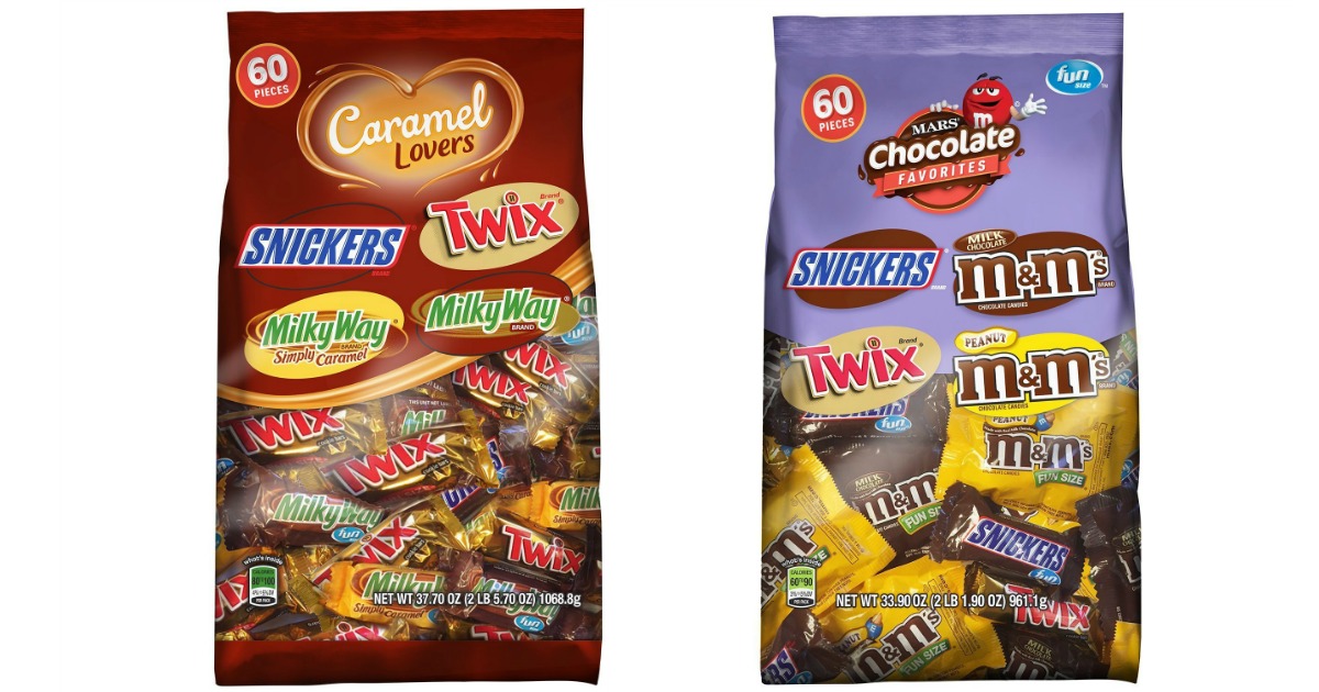 Amazon Prime MARS Chocolate Favorites Fun Size Variety Mix 60Piece Bag Only 7.98