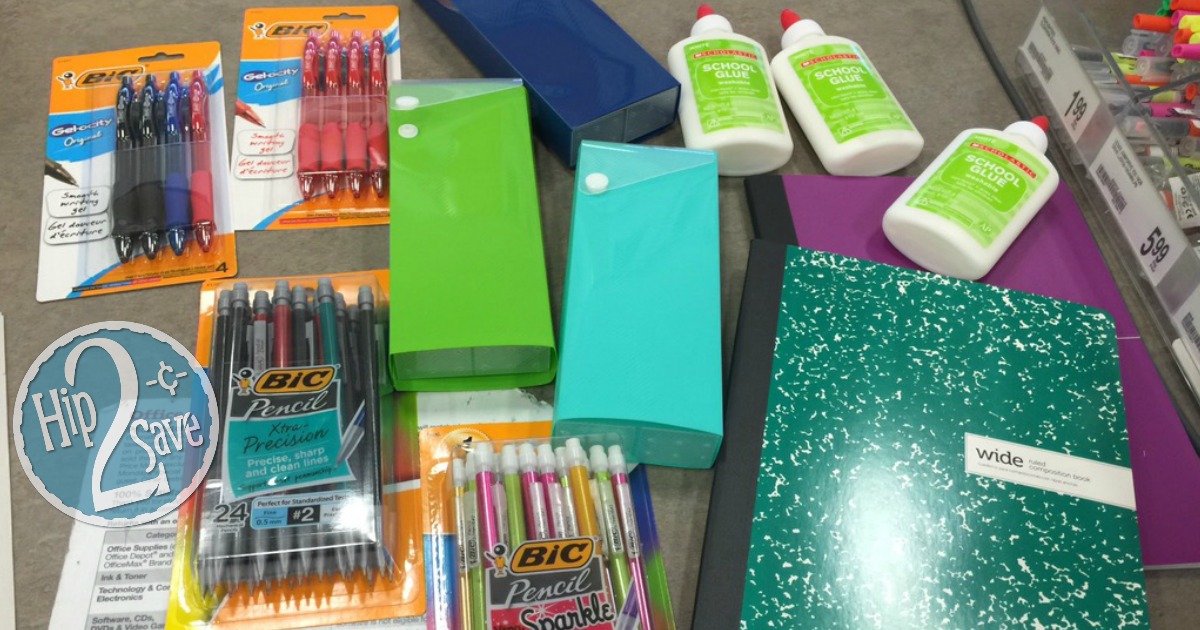 Office Depot/OfficeMax Shoppers! Score a Whoppin' 12 School Supplies