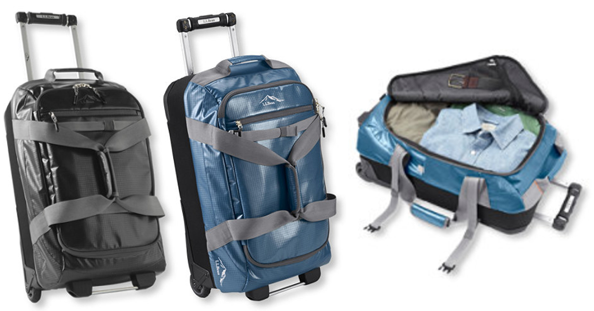 L.L. Bean Rolling Gear Bag 129 Shipped Today Only (Regularly 239