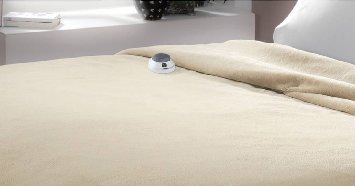 Target Twin Size Serta Luxe Plush Heated Warming Blanket Only 38