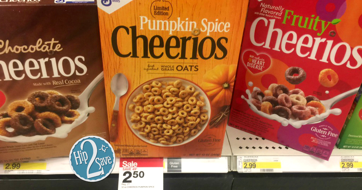 Target Pumpkin Spice Cheerios Just 1.38 Per Box