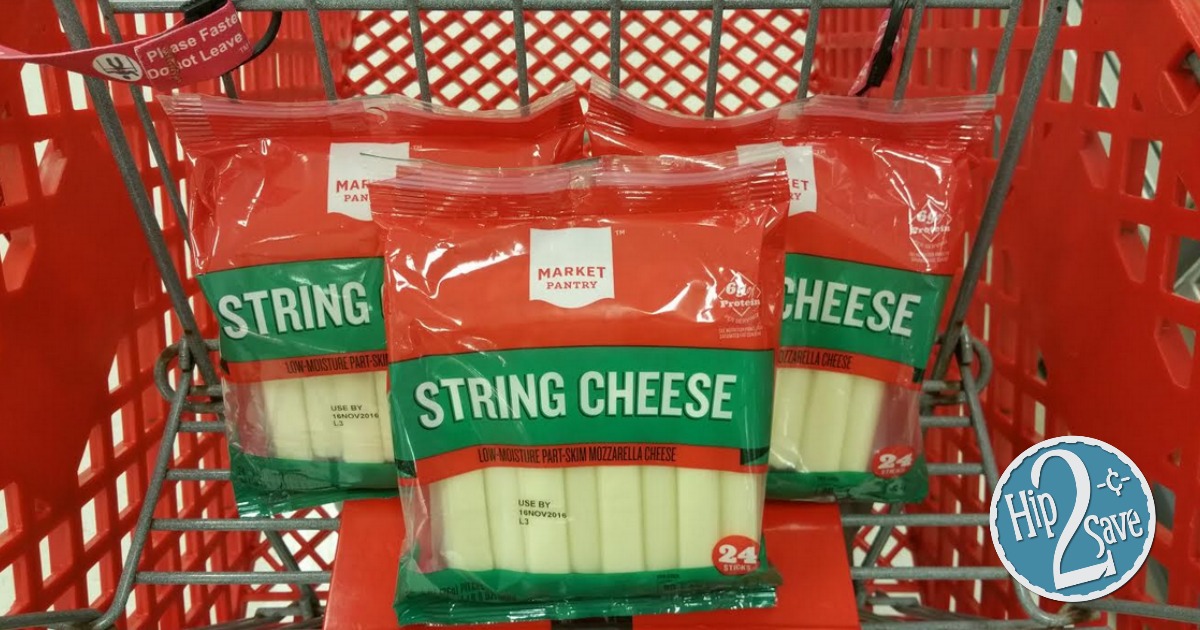 Target Market Pantry String Cheese 24 Count Pack Only 2.85 (Regularly 6.59) Great For Lunch