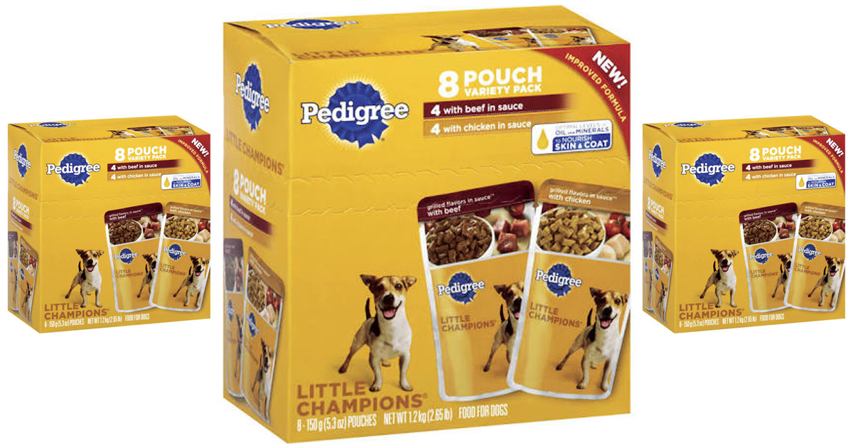 Kroger FREE Pedigree Wet Dog Food 8Pack Pouches (Must Load eCoupon)
