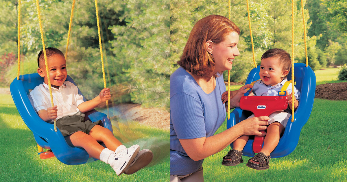 Kmart Little Tikes Snug N Secure 2in1 Outdoor Baby Swing Only 14