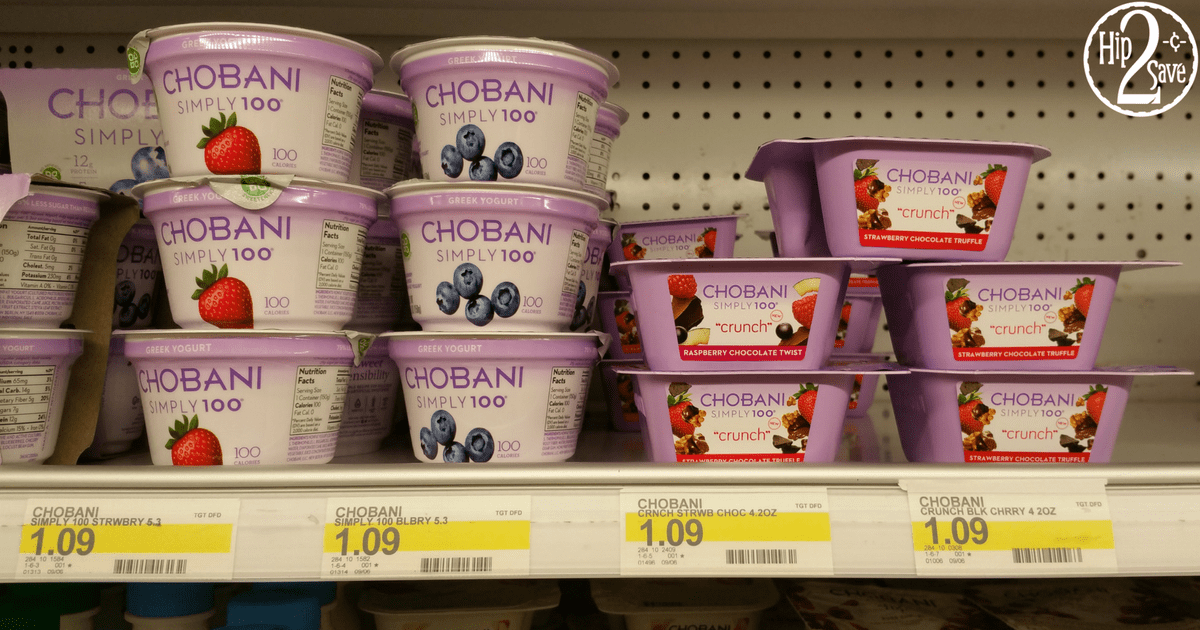 Target Chobani Simply 100 Yogurt Only 38¢ Each