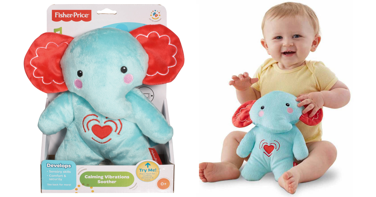 Fisher Price Calming Vibrations Elephant Soother Only 7.88 (Regularly
