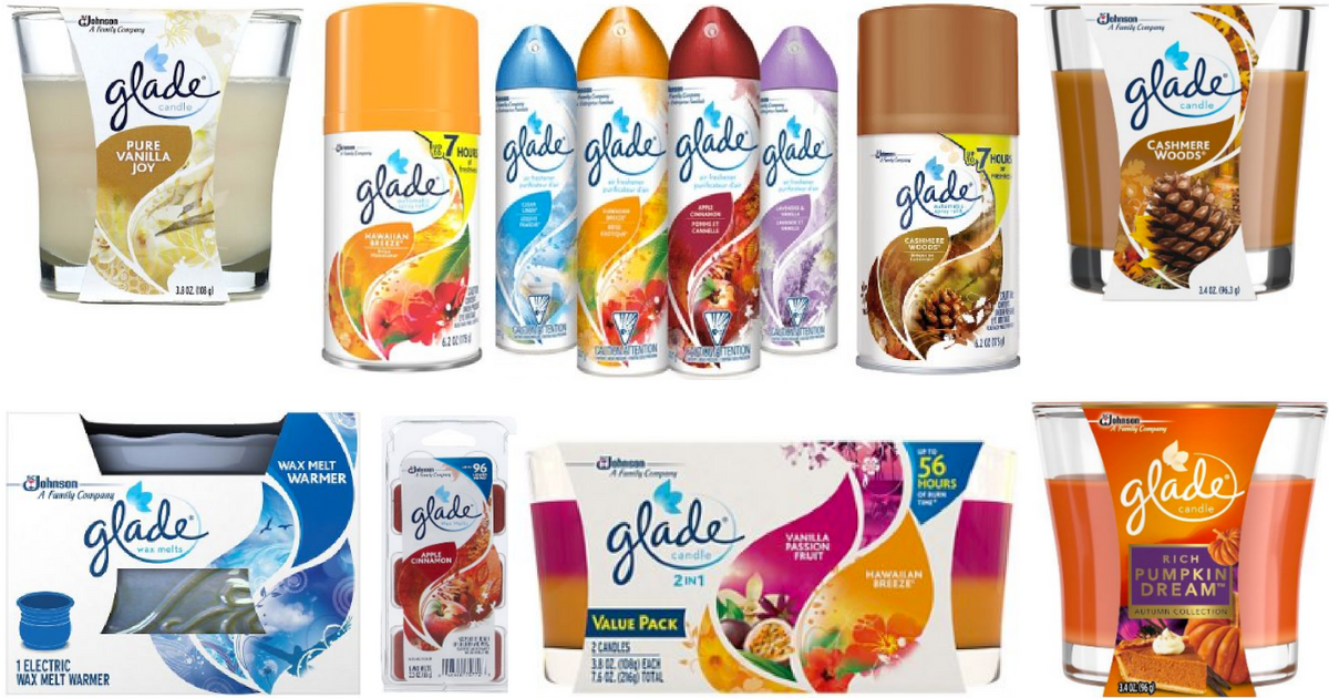 Lots of New Glade Home Fragrance Coupons + Nice Deals at CVS & Walgreens