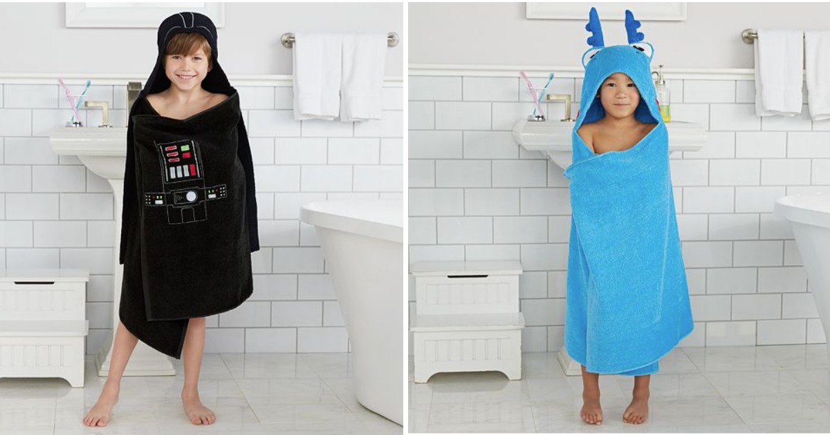 Kohl's Cardholders Star Wars Kids Bath Wrap Only 5.03 (Regularly35.