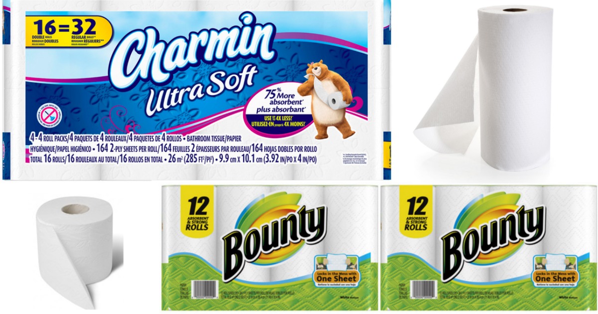 Print New Bounty & Charmin Coupons AND Stock Up on Toilet Paper & Paper