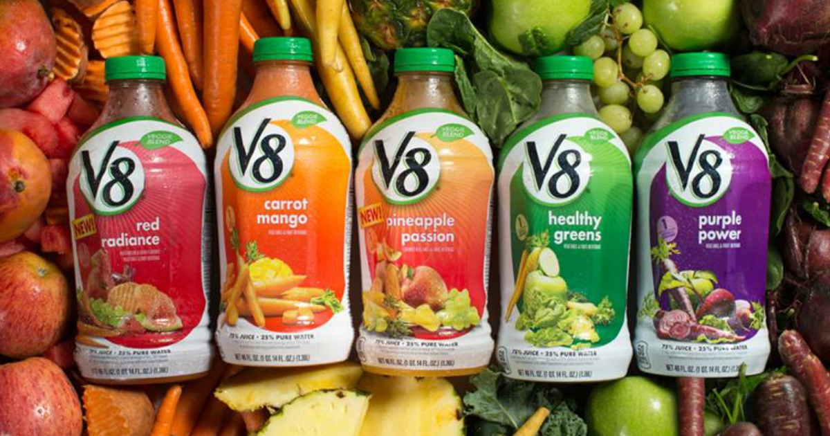 New V8 Juice Coupons = V8 Veggie Blends 46oz Bottles Only 1.66 at Target