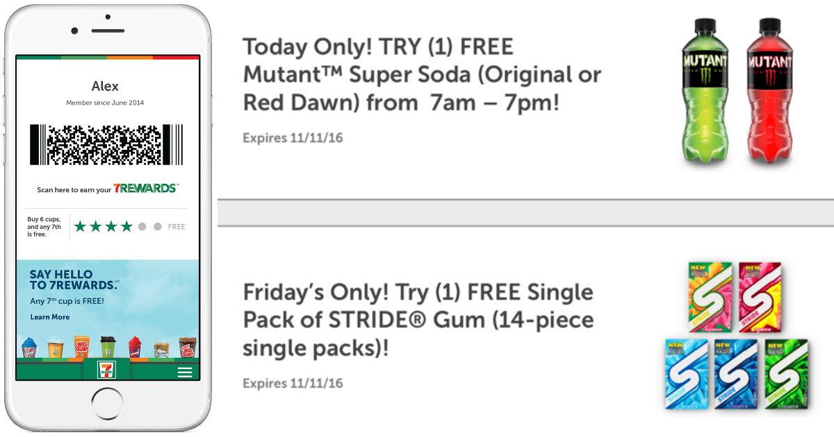 7Eleven Rewards FREE Pack of Stride Gum & Mutant Super Soda (No Purchase Required)