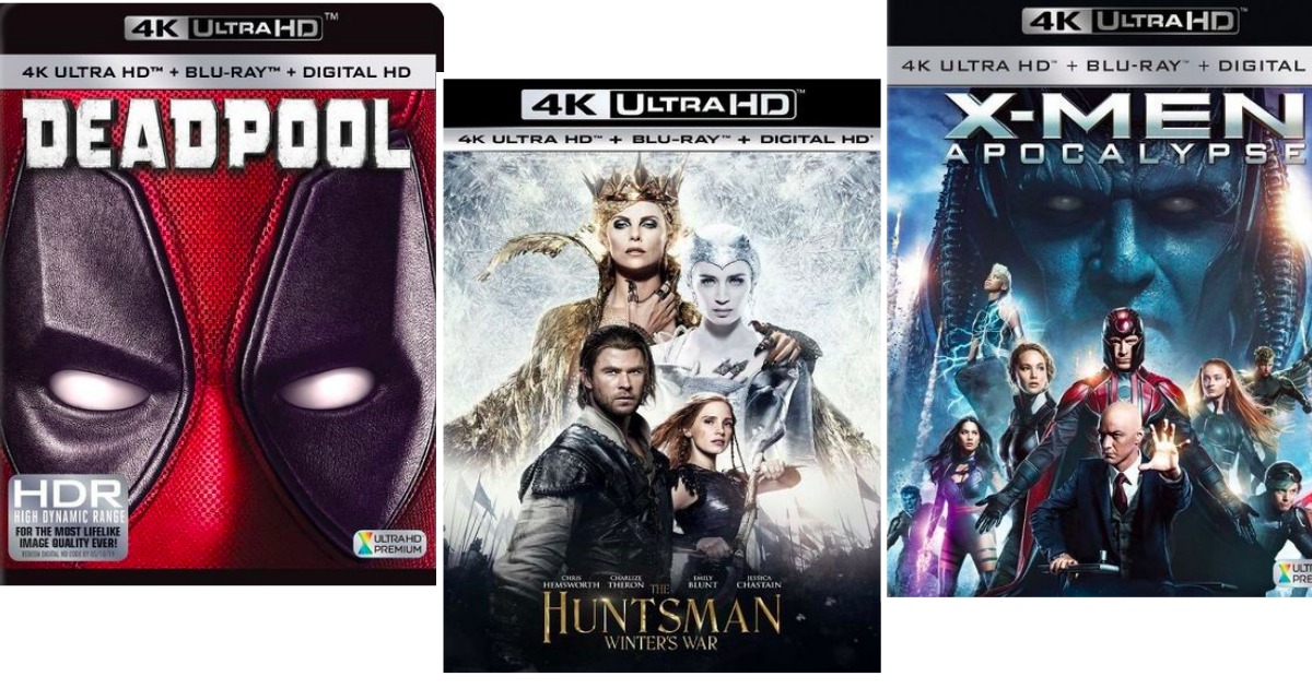 Best Buy 4K Ultra HD BluRay Movies 17.99 Shipped (Deadpool, Ice Age