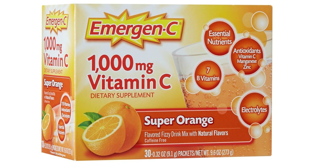 Amazon EmergenC Vitamin C 30Count Only 7.47 Shipped