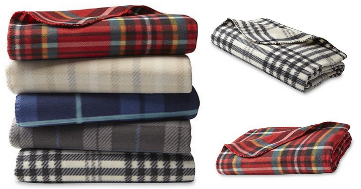 Sears Cannon Fleece Throws ONLY 3.19 AND Plush Throws ONLY 4.79
