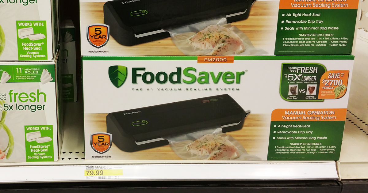Target FoodSaver Vacuum Sealing System ONLY 32.99 (Regularly 79.99