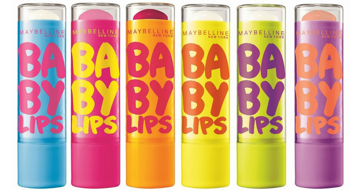 New 1/1 Maybelline Lip Product Coupon = Baby Lips Moisturizing Balm or