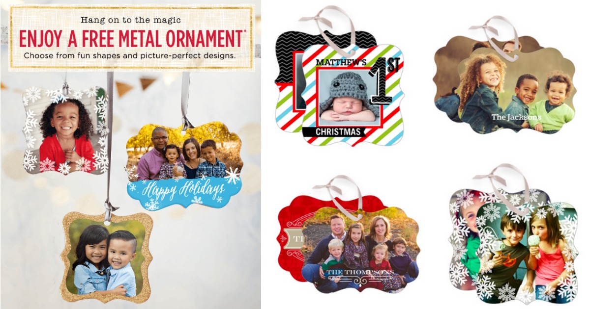 P&G Everyday Rewards Members Possible Free Shutterfly Metal Ornament