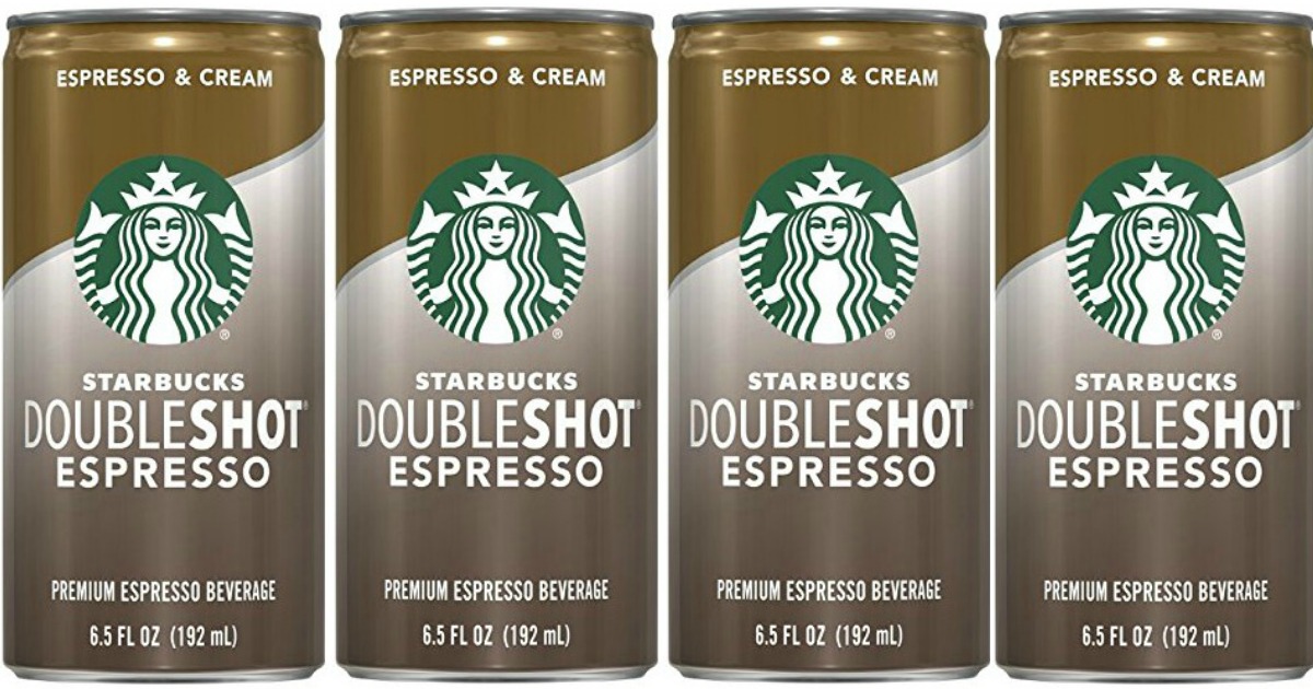 Amazon 20 Off Starbucks Drinks = 12 Pack Double Shot Espresso Only