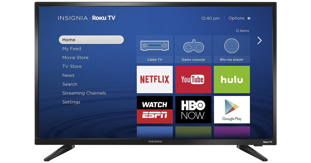 Best Buy Insignia 32" LED Smart TV with Roku ONLY 99.99 Shipped (Regularly 159.99)