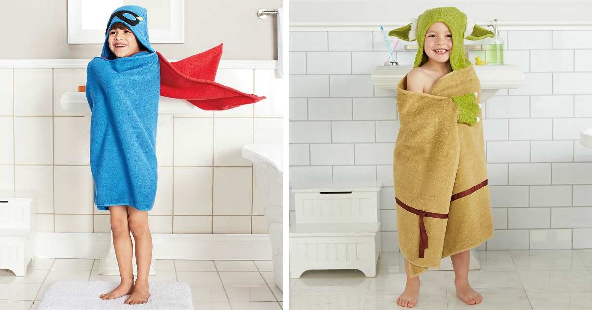 Kohl's Kid's Hooded Bath Wraps ONLY 7.497.99 (Regularly 29.99)