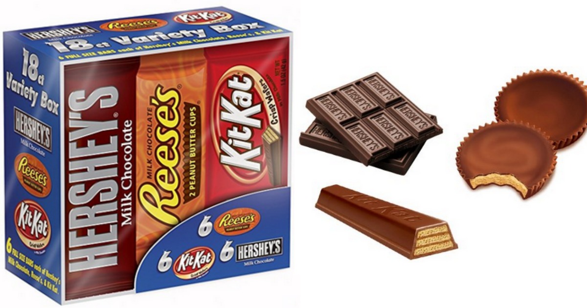 Amazon Hershey Chocolate 18Count Variety Pack Only 8.45 Shipped