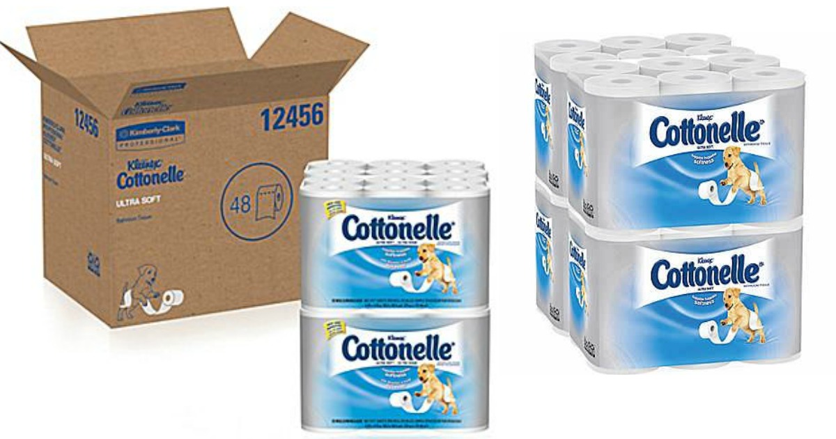 Staples Cottonelle Ultra Soft Toilet Paper 48 Rolls Only 14.99