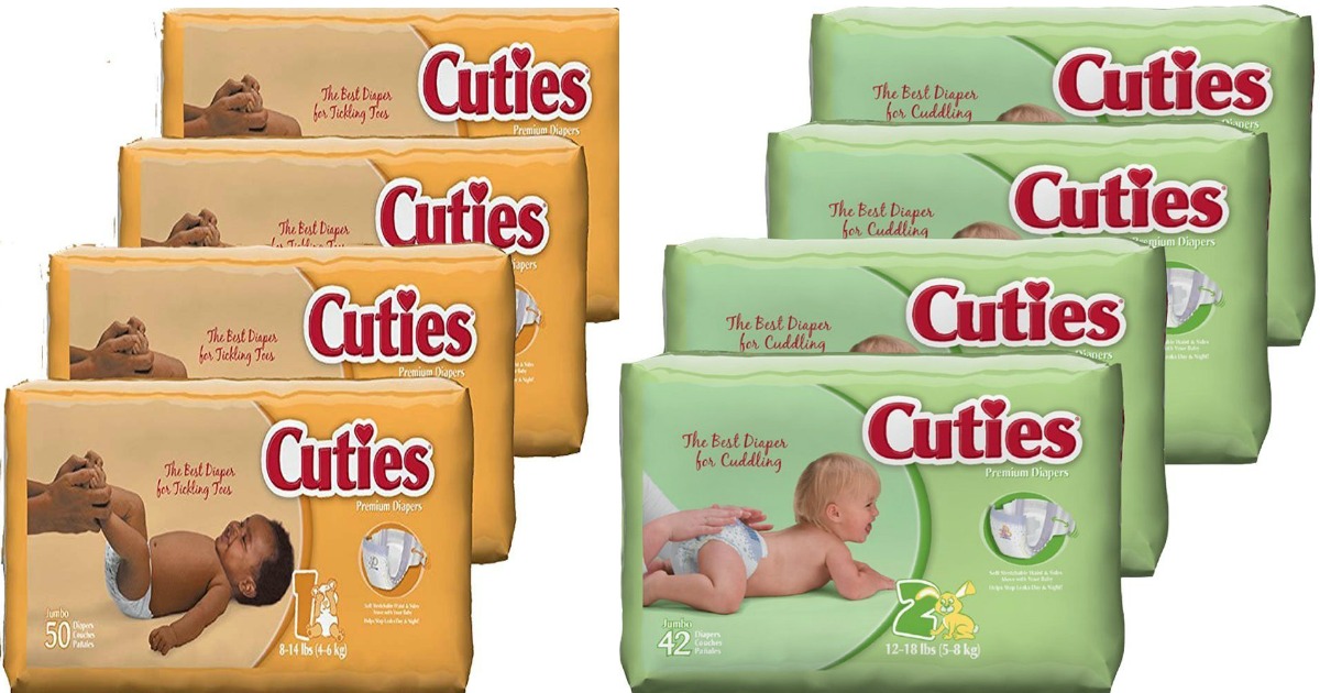 Amazon Family Cuties Baby Diapers Only 7¢ Each Shipped