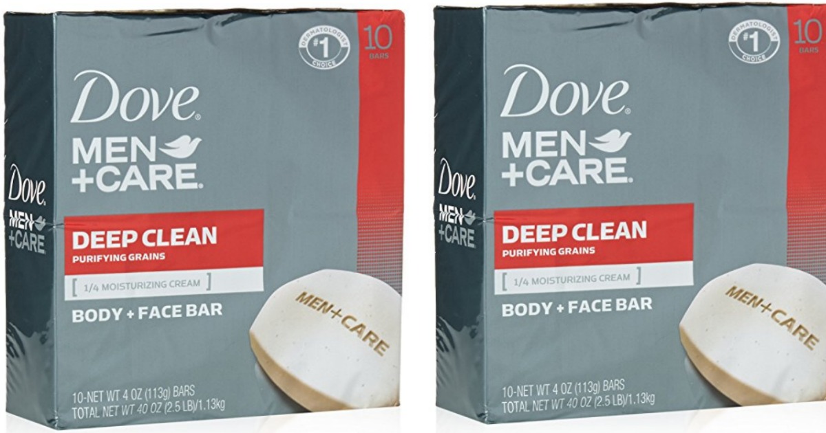 Amazon Dove Men+Care Bar Soap 10 Count Only 6.71 Shipped Just 67